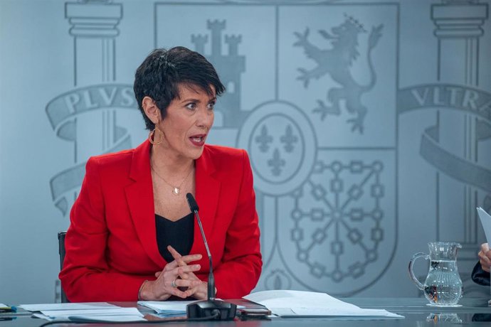 La ministra de Inclusión, Seguridad Social y Migraciones, Elma Saiz