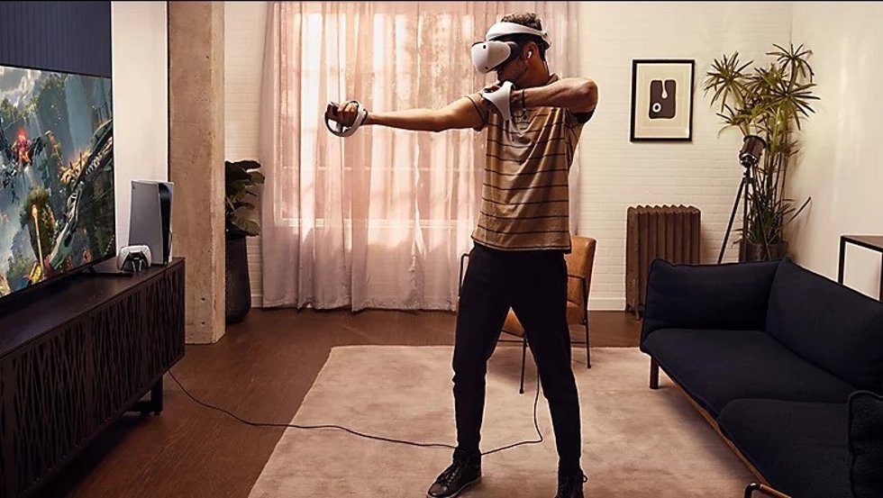 El visor PlayStation VR2.
