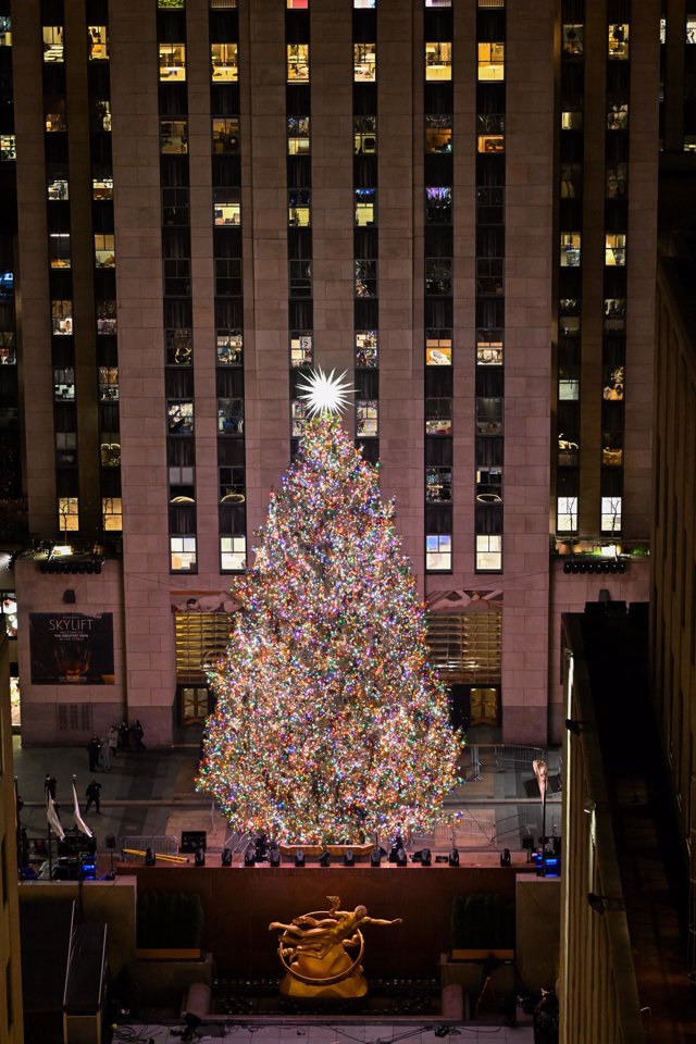 Árbol de Navidad en Nueva York.- Rockefeller Center