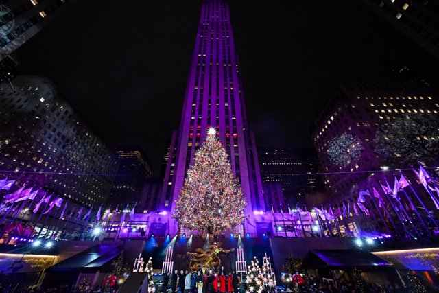 Arbol de Navidad en Nueva York.- Rockefeller Center