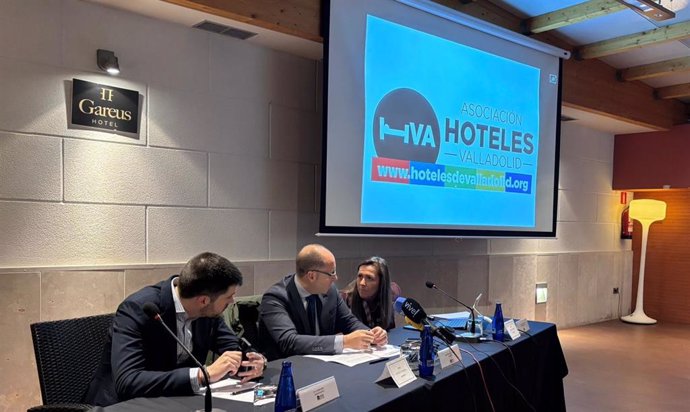 Rueda de prensa para informar sobre la ocupación hotelera en Valladolid en el puente de diciembre y hace balance del año