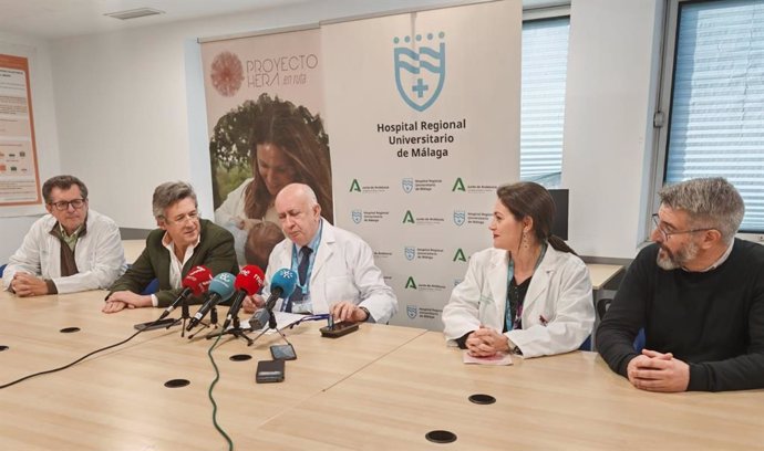 Presentación de la participación del Hospital Regional de Málaga en el Proyecto Hera para la investigación del cáncer de mama postparto.