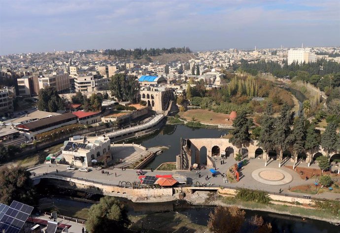 Vista general de la ciudad siria de Hama