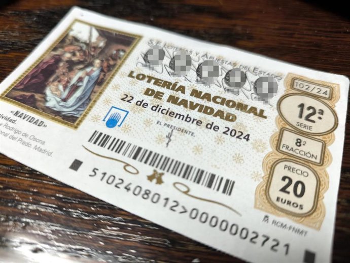 Décimo del sorteo de Navidad 2024.