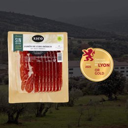 El jamón ibérico sin aditivos de Nico Jamones, medalla de oro en Lyon