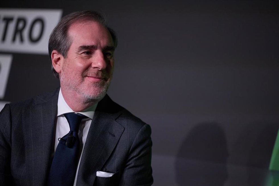 El consejero delegado de Banco Santander, Héctor Grisi, durante el 31 encuentro del sector financiero de ABC y Deloitte, en Casa de América, a 13 de noviembre de 2024, en Madrid (España).
