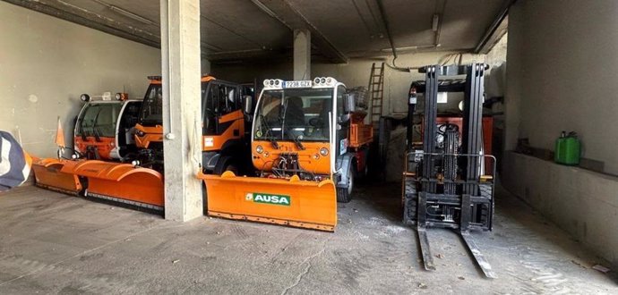 A punto 130.000 kilos de sal y 6 quitanieves para las inclemencias invernales en San Lorenzo de El Escorial