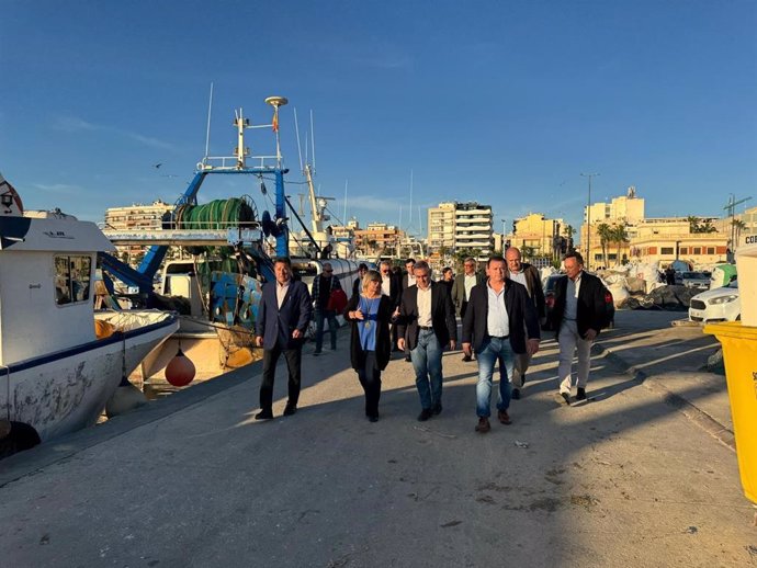 Visita del conseller Miguel Barrachina a Santa Pola (Alicante), el jueves 5 de diciembre de 2024.