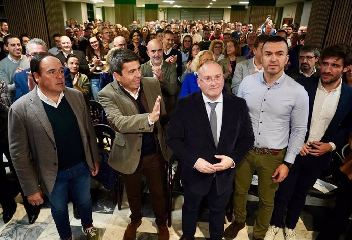 El portavoz del Grupo Popular en el Congreso, Miguel Tellado, en la junta directiva del PPCV en València