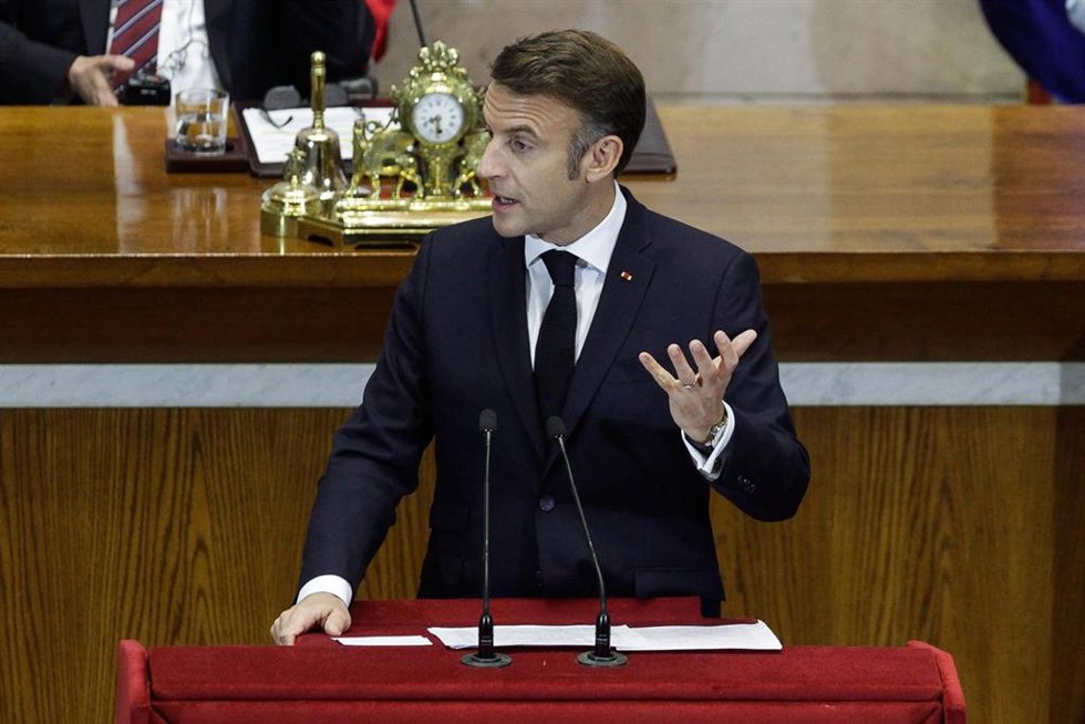El presidente francés, Emmanuel Macron 