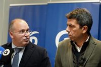 Mazón agradece al PP haber sentido su "aliento" y apoyo "desde el principio" de la dana, "la mayor tragedia de Valencia"