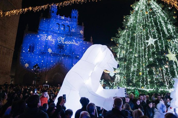 Encendido de luces de Navidad de Castelló en 2024.