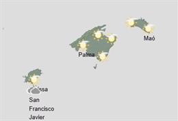 Predicción meteorológica para hoy, viernes 6 de diciembre, en Baleares