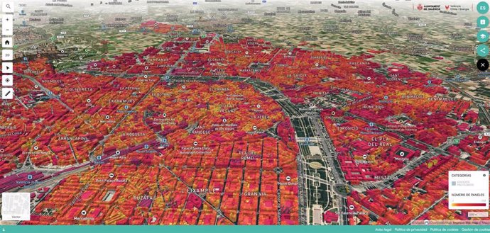 Mapa solar de València