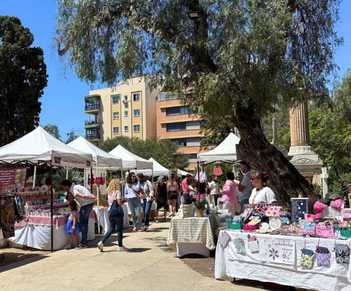 Mercadillo del Inglés que se celebra en el Cementerio Inglés de Málaga