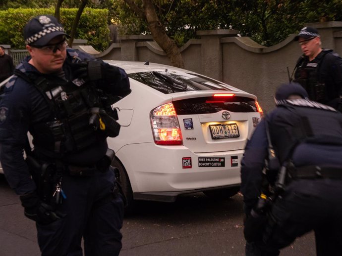 Efectius de la policia a Melbourne (Austràlia)