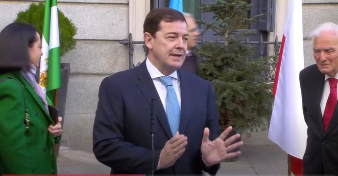 El presidente de la Junta de Castilla y León, Alfonso Fernández Mañueco.