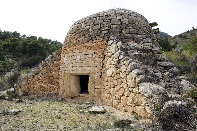 Imagen del 'cuco' de Zacarías, en Jumilla, ejemplo de construcción con 'piedra seca'.