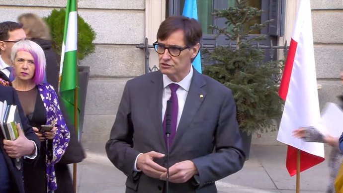 El president de la Generalitat de Catalunya, Salvador Illa