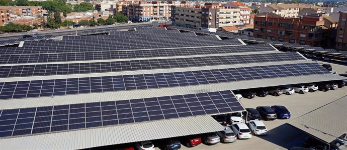 Las placas fotovoltaicas del Hospital de la Arrixaca