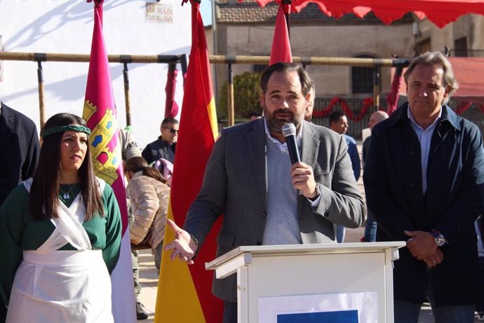 El presidente del PP, Paco Núñez. En Lucillos (Toledo).