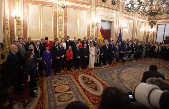 Acto institucional por el Día de la Constitución, en el Congreso de los Diputados