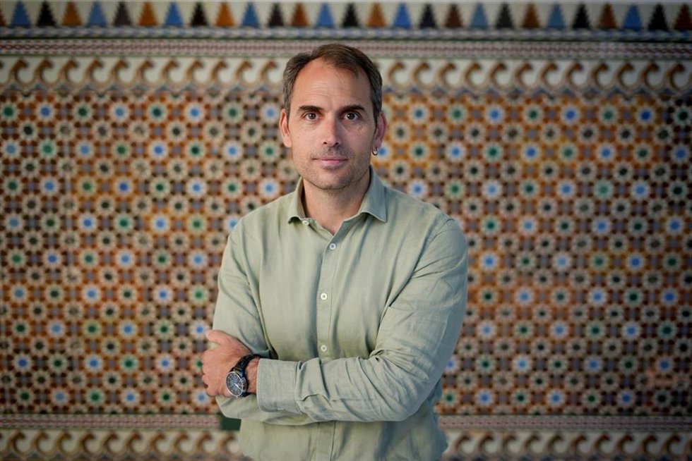 Archivo - Imagen de archivo del coordinador de IU Andalucía y diputado de Sumar en el Congreso, Toni Valero. A 27 de julio de 2024, en Sevilla (Andalucía, España).