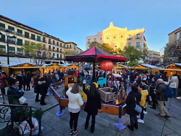 Mercado navideño de Segovia.