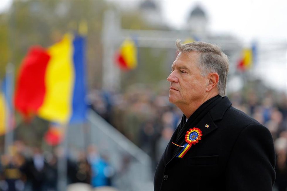 El presidente de Rumanía, Klaus Iohannis