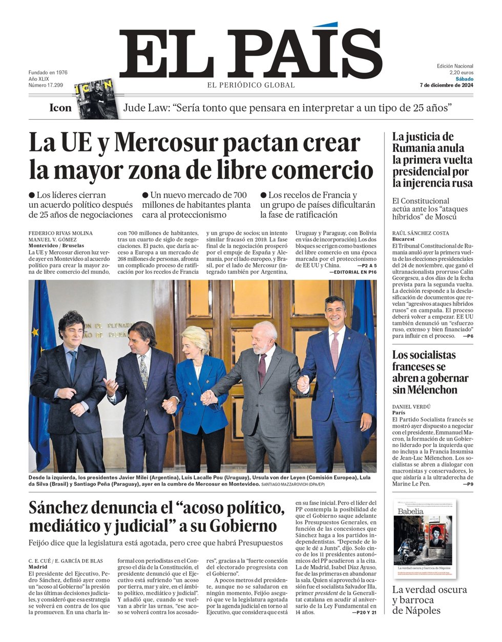 Portada El País