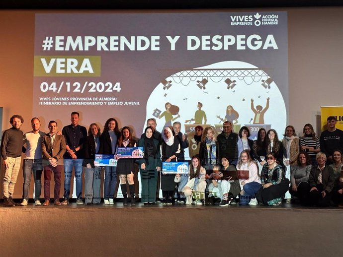 Imagen de la última jornada del evento #Emprende y Despega Vera' 2024.