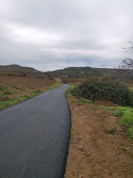 Comienza el mantenimiento de 14.840 metros cuadrados de caminos rurales de Calahorra por el de 'Nistral'