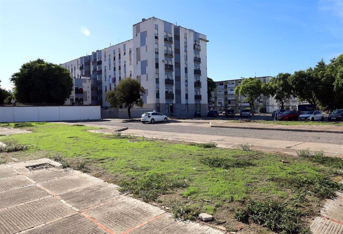 Imagen de un solar de la barriada de Cerrofruto en Jerez de la Frontera (Cádiz).