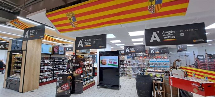 Stand interactivo de Aragón Alimentos Nobles