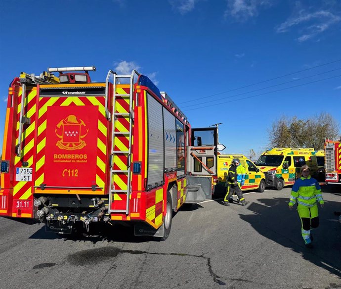 Muere un bombero regional en un accidente de tráfico en la M-404 cuando se dirigía a atender una emergencia