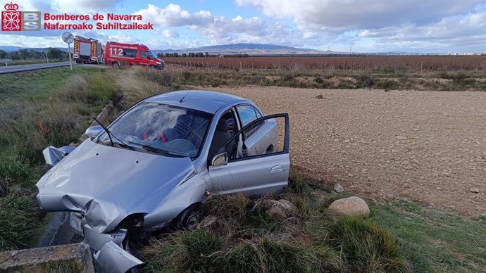 Imagen del vehículo accidentado.