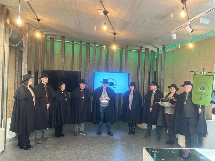 Integrantes de la Cofradía de la Trufa Negra de Teruel.