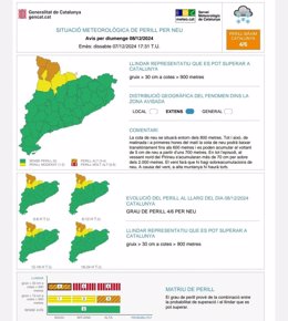 Previsió de neu