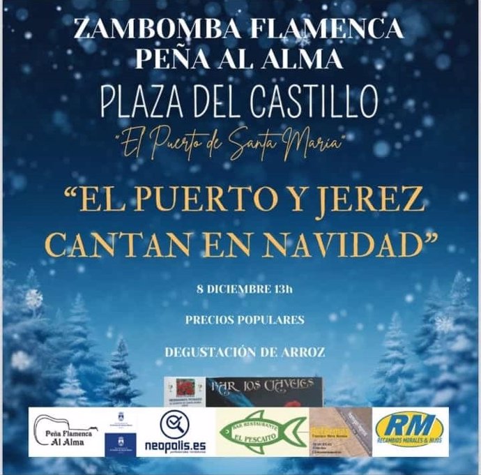 El Puerto acoge este domingo 8 de diciembre una zambomba, un espectáculo para niños y un concurso de luces.