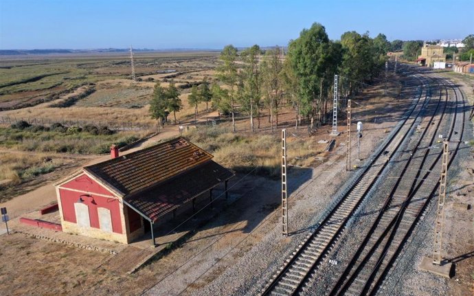 Archivo - Antigua estación de Río Tinto de San Juan del Puerto (Huelva).