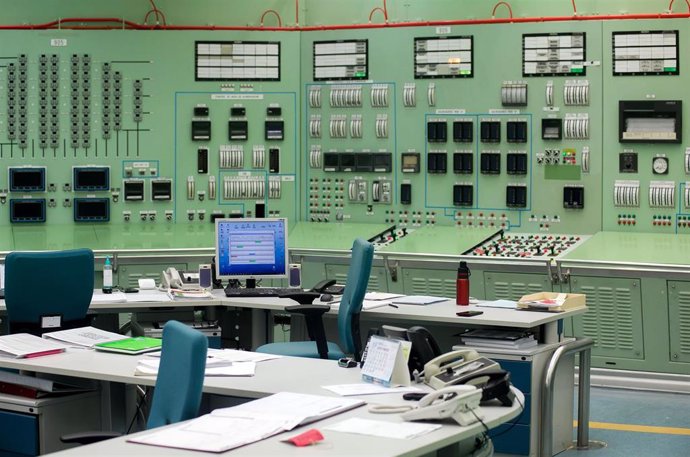 Archivo - Sala de control de la central nuclear de Santa María de Garoña, a 23 de noviembre de 2023, en Santa María de Garoña, Burgos, Castilla y León (España). 