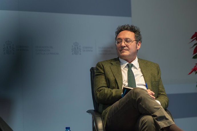 El fiscal general del Estado, Álvaro García Ortiz, durante el acto en homenaje a la Constitución.