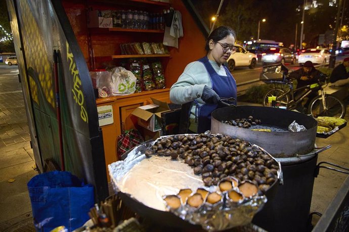 Castañera en Madrid