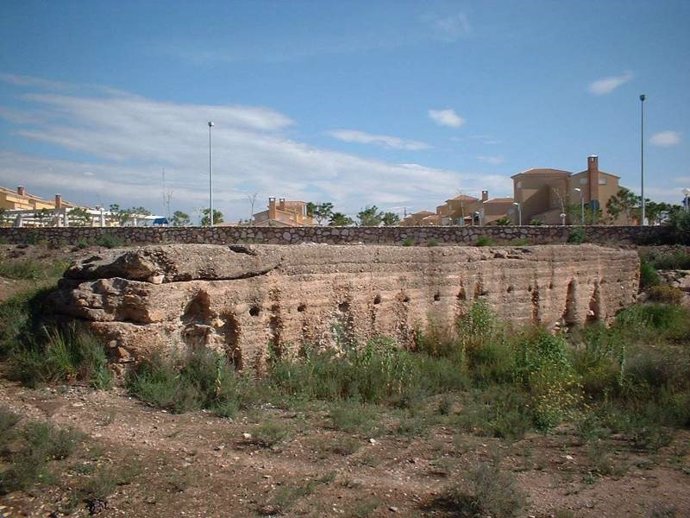 Cultura declara la presa medieval 'Pared de los Moros', de Churra, como bien catalogado por su relevancia cultural