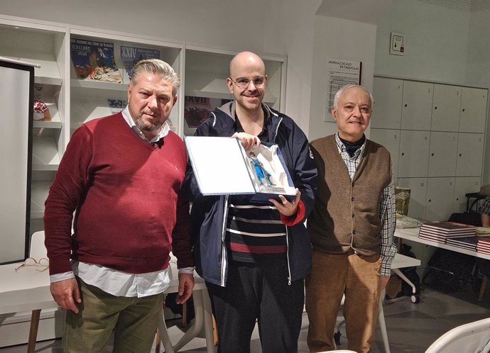 Imagen de la entrega de los premios Trueno de Honor en las XXVII Jornadas del Cómic de Almería.