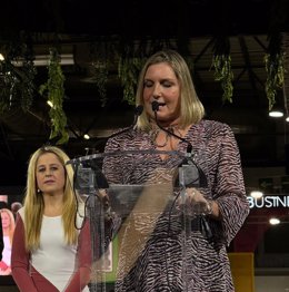 Imagen de la presidenta Pérez Custodio y la vicepresidenta Gallego Gavira en las reuniones para Fitur 2025.