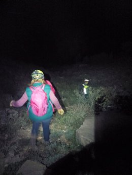 Dos senderistas fueron rescatadas por el GREIM de Rubielos de Mora este viernes 6 de diciembre en el Alto del Castillo, crca del embalse dBalaguer, en Rubielos de Mora (Teruel)