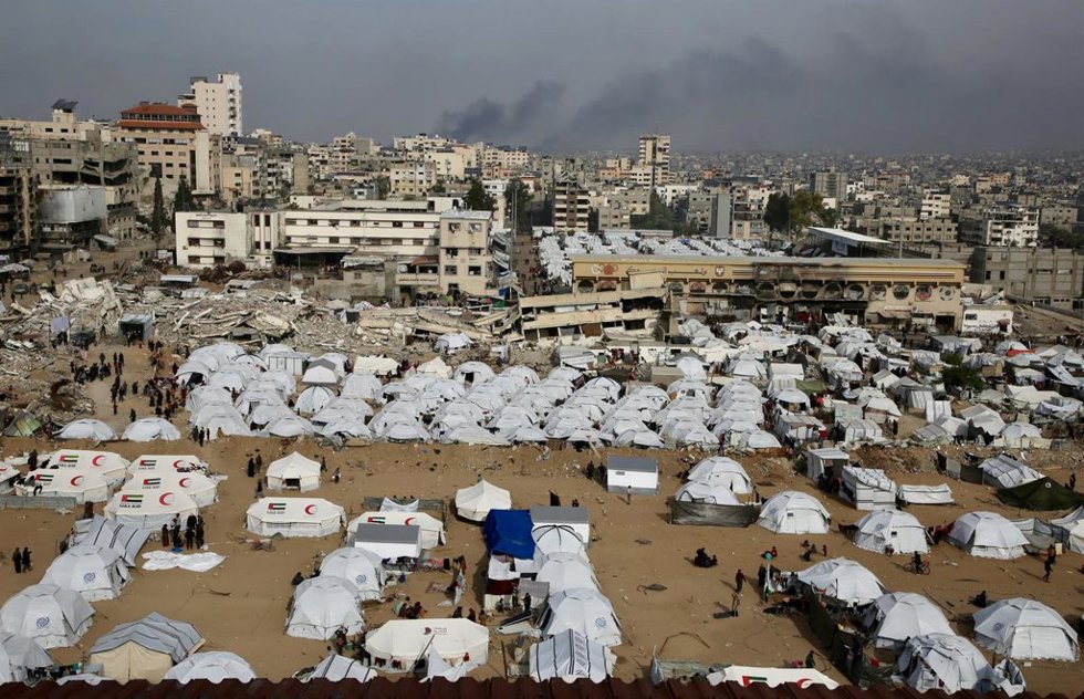 El campamento de refugiados palestinos