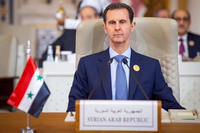 Archivo - November 11, 2023, Riyadh, Saudi Arabia: Syria's President BASHAR AL-ASSAD attending an emergency meeting of the Arab League and the Organisation of Islamic Cooperation (OIC), in Riyadh. The emergency meeting of the Arab League and the Organis