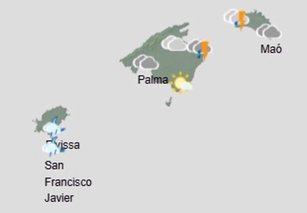 El tiempo hoy, lunes 9 de diciembre, en Baleares.